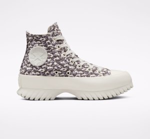 Dámské Boty Na Platformy Converse Chuck Taylor All Star Lugged 2.0 Jacquard Hnědé | 34OFYWAHV