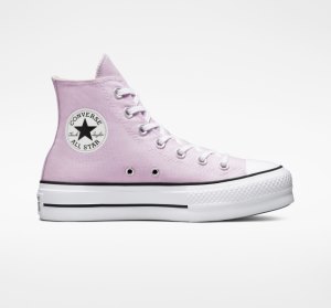 Dámské Boty Na Platformy Converse Chuck Taylor All Star Lift Platene Bílé Černé | 54OZPGFDW