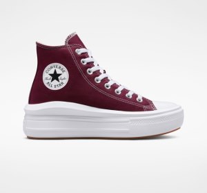 Dámské Boty Na Platformy Converse Chuck Taylor All Star Move Bílé Bílé | 79JBTHEXO