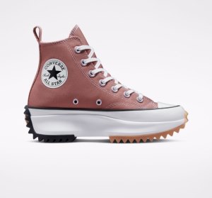 Dámské Boty Na Platformy Converse Run Star Seasonal Hike Černé Bílé | 36CWDSGEX