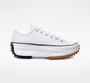 Dámské Boty Na Platformy Converse Run Star Bílé Černé | 36URJAVQT