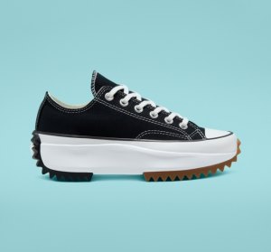 Dámské Boty Na Platformy Converse Run Star Černé Bílé | 82ACMTEDI