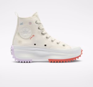 Dámské Boty Na Platformy Converse Run Star Embroidered Floral Světle | 87YHBJZRA