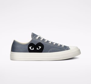 Dámské Nízké Converse Comme des PLAY Chuck 70 Šedé Černé | 05BJWRGAY