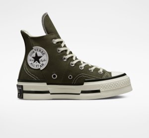 Dámské Vysoké Converse Chuck 70 Plus Seasonal Černé | 67FSGRKAB