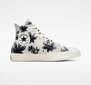Dámské Vysoké Converse Chuck Taylor All Star Desert Floral Světle Béžový Černé | 36JWCBYPV