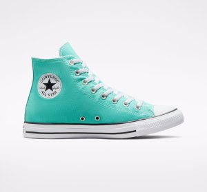 Dámské Vysoké Converse Chuck Taylor All Star Seasonal Světle Tyrkysové | 91PYDBGNE