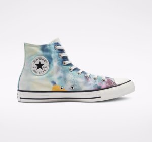 Dámské Vysoké Converse Chuck Taylor All Star Tie-Dye Viacfarebný Černé | 92KSFGWNA