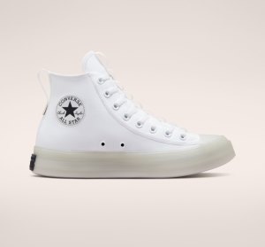 Dámské Vysoké Converse Chuck Taylor All Star CX Explore Bílé Bílé Černé | 93PJYUAVR