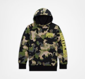 Dětské Mikiny S Kapucí Converse Camo Pullover Viacfarebný | 81DTZSENP