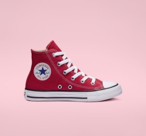 Dětské Plátěné Boty Converse Chuck Taylor All Star Classic Červené | 54GQEYWHO