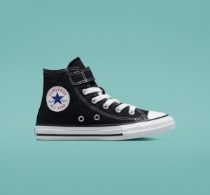 Dětské Plátěné Boty Converse Chuck Taylor All Star Easy-On Černé Béžový Bílé | 61JOULFSE