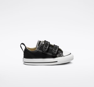 Dětské Plátěné Boty Converse Chuck Taylor All Star Easy-On Černé | 95CPUKJYB