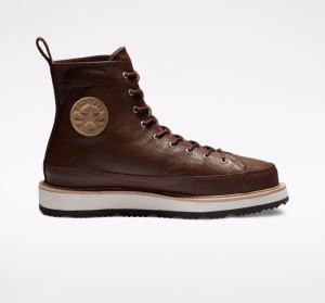Pánské Boty Converse Chuck Taylor Crafted Čokolády Černé | 13ZINBWQC