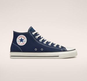 Pánské Skate Boty Converse Chuck Taylor All Star Pro Mid Renew Platene Tmavě Blankyt Černé | 42WYNZLMO
