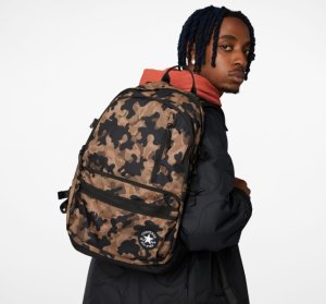 Pánské Tašky & Batohy Converse Patterned Rovný Edge Maskáčové Černé | 10FSJOCGN